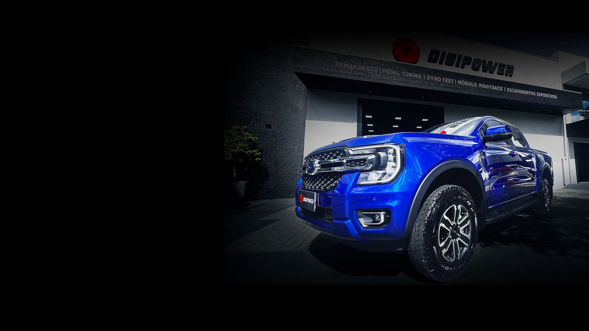 Ford Ranger V6 em frente à Digipower